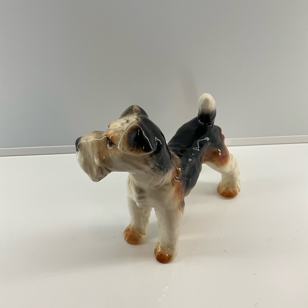 vtg GOEBEL Wire Haired Fox Terrier Dog Figurine W. Germany #32 1972- 1978 Glossy - Picture 5 of 9